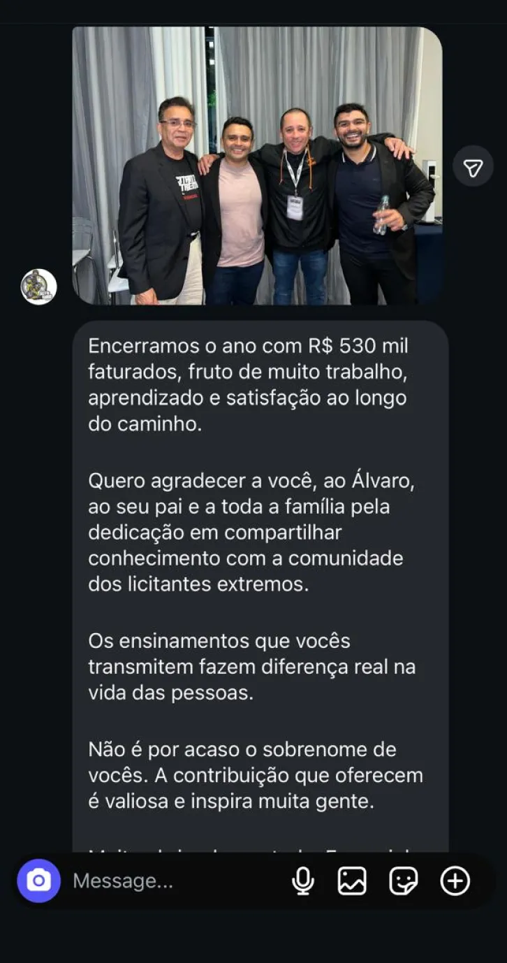 Depoimento real de aluno 6